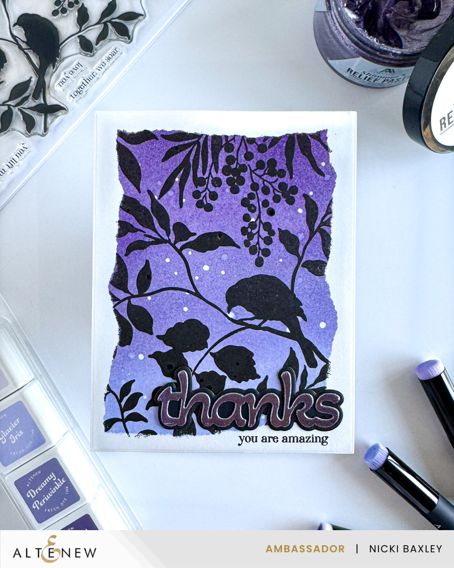 Altenew - Craft Your Life Project Kit: Whispers in the Canopy & Add-On Die Bundle