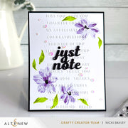 Altenew - Mini Sentiments 3D Embossing folder