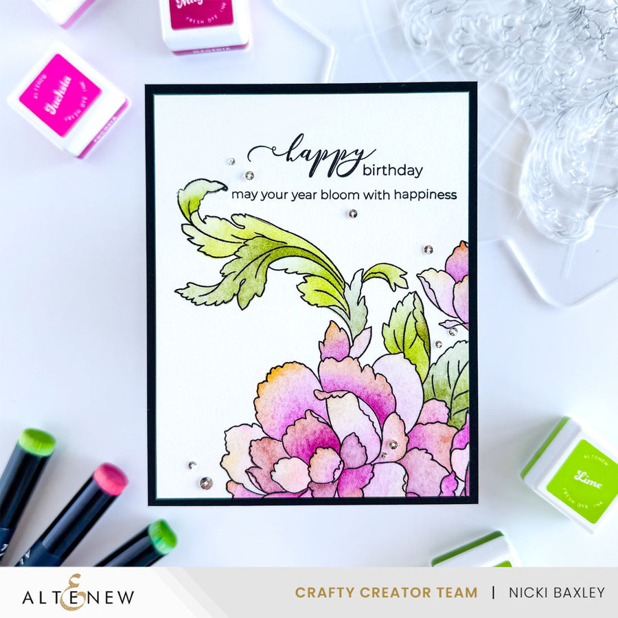 Altenew - Flourishing Bouquet Stamp Set
