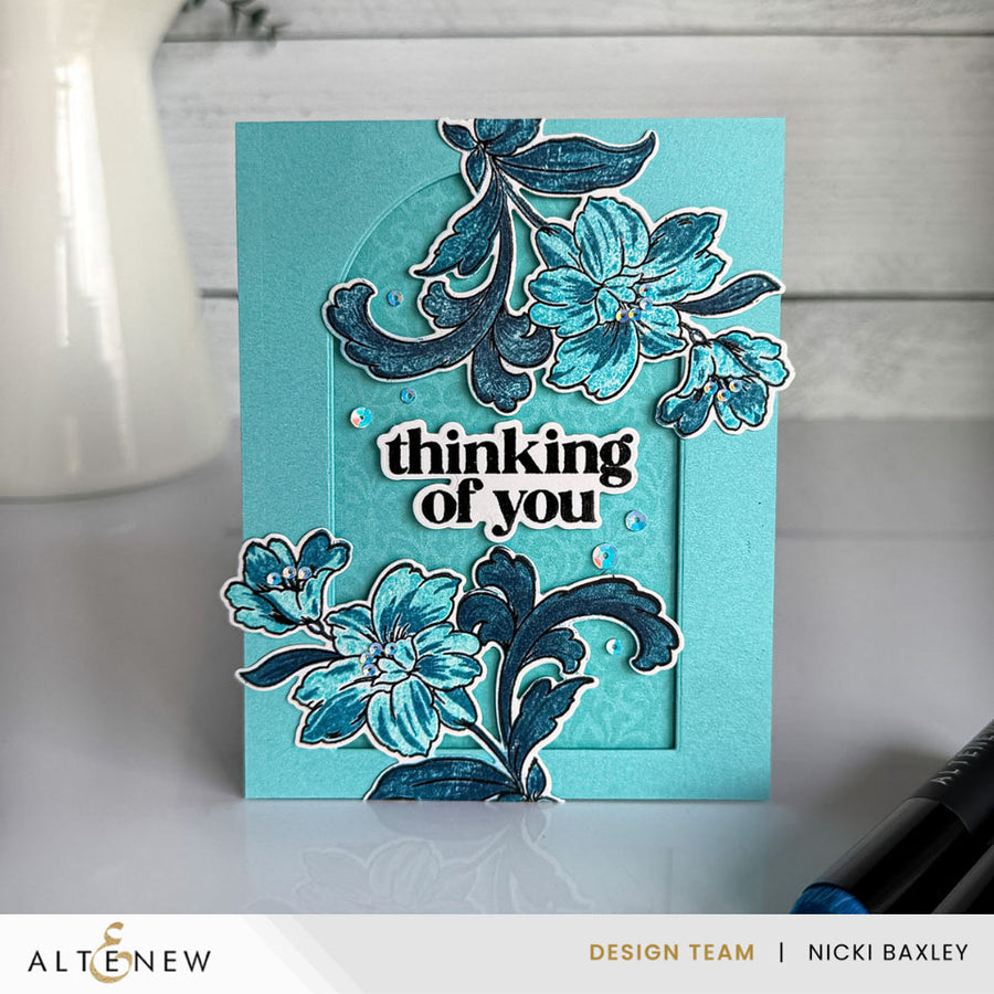 Altenew - Flowers & Flourishes Coloring Stencil Set (3 in 1)