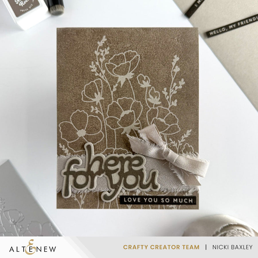 Altenew - Wildflower Whispers Press Plate