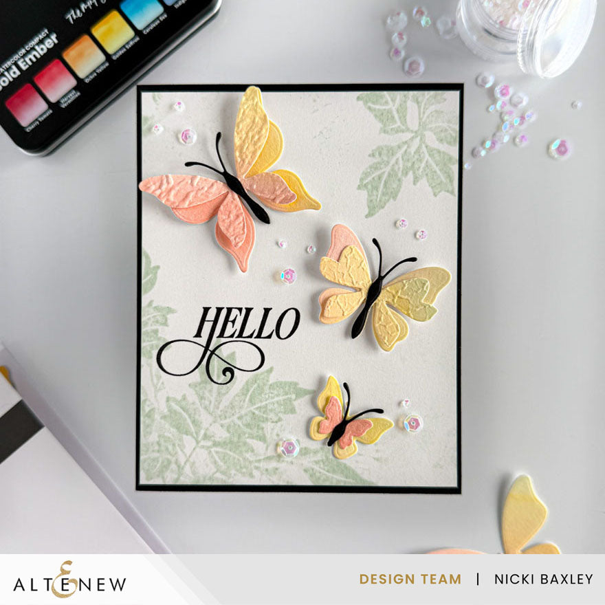 Altenew - Creative Cuts: Zero-Waste Fluttering Fantasies Layering Die Set