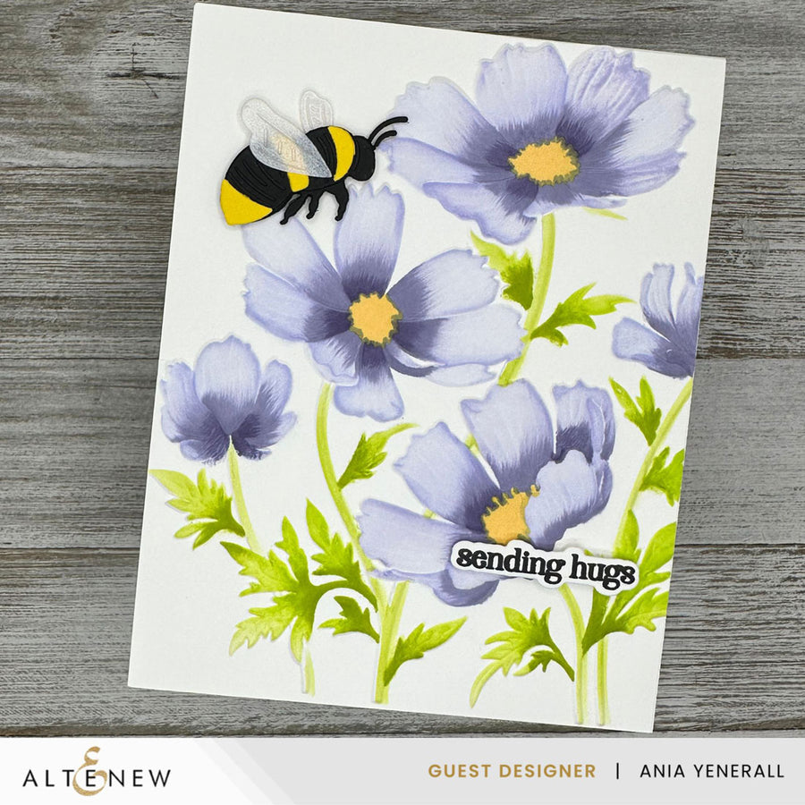 Altenew - Bubbly Bumble Bee Layering Die Set