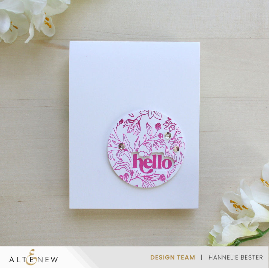 Altenew - Floral Serenade Press Plate