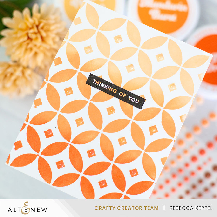 Altenew - Luminous Diamond Rings Stencil