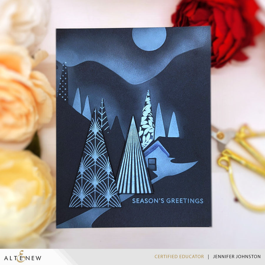 Altenew - Festive Triangles Stamp Set