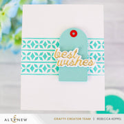 Altenew - Best Wishes Tags Die Set