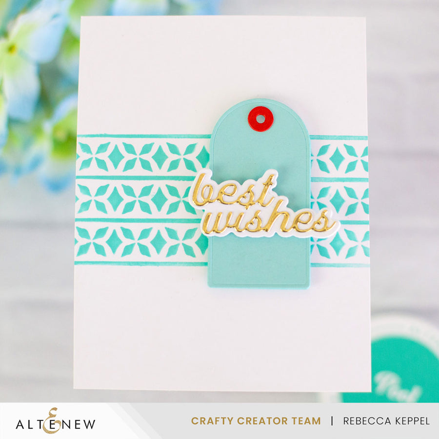 Altenew - Best Wishes Tags Die Set