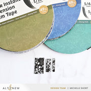 Altenew - Black Instant Dimension Foam Tape - 1/16'' x 1'' x 15m