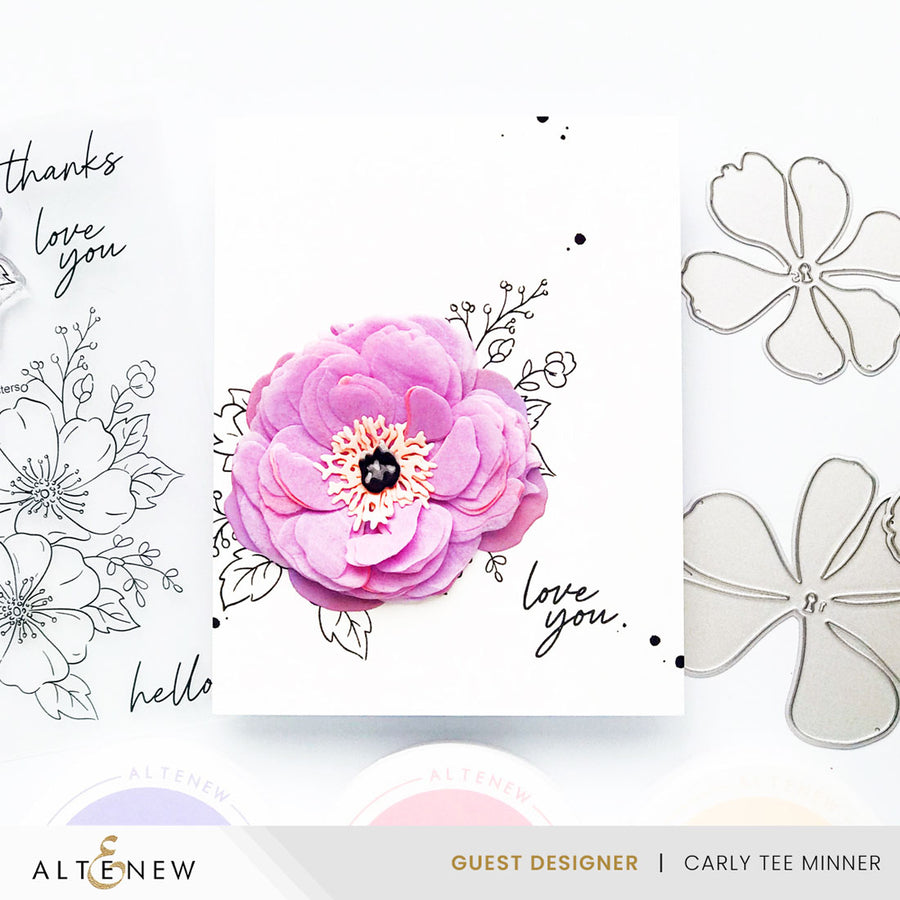 Altenew - Craft-A-Flower: Coral Charm Peony Layering Die Set