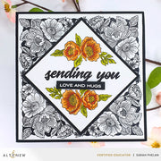 Altenew - Cornered Blooms Stamp Set