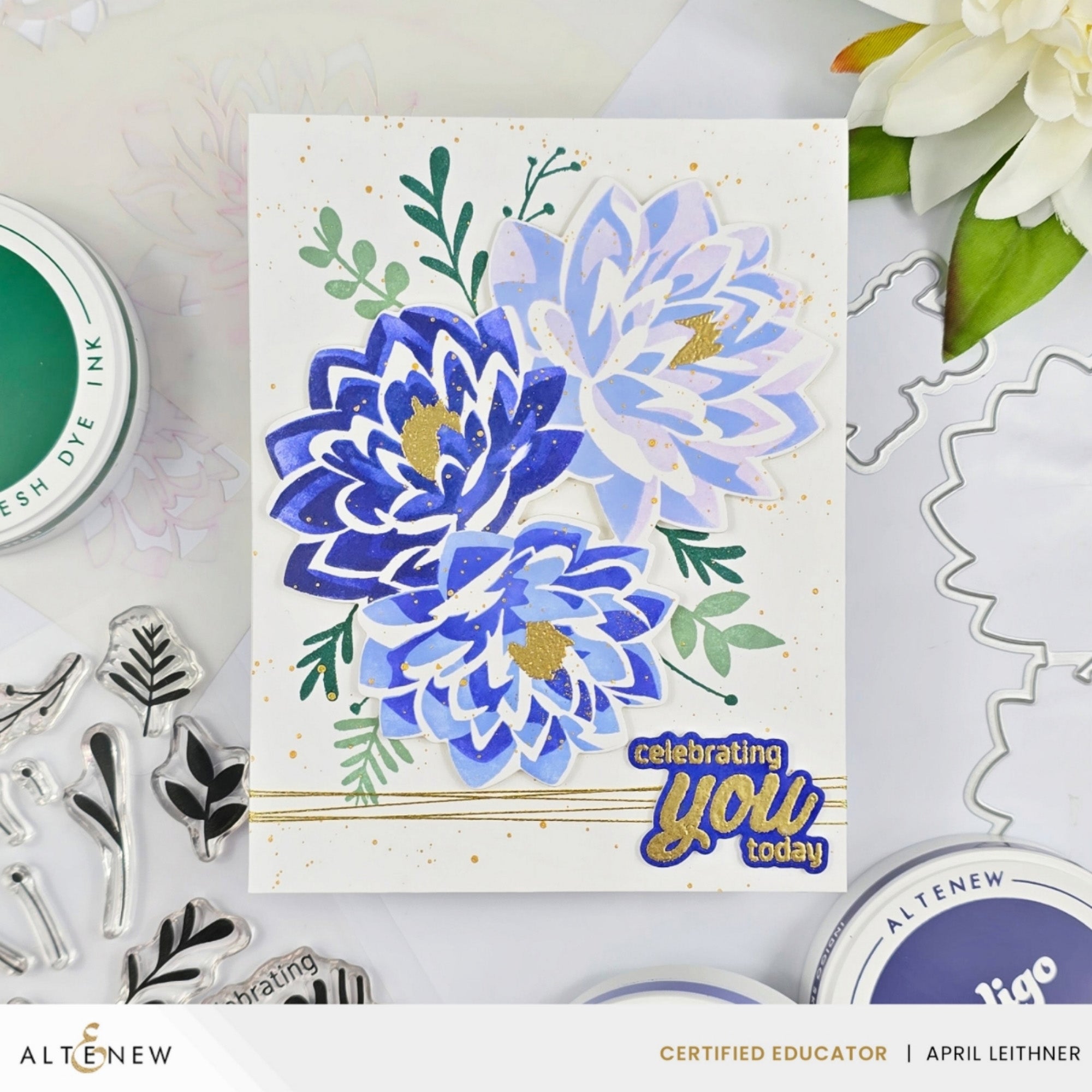 Altenew - Dynamic Duo: Modern Dahlia & Add-on Die Bundle