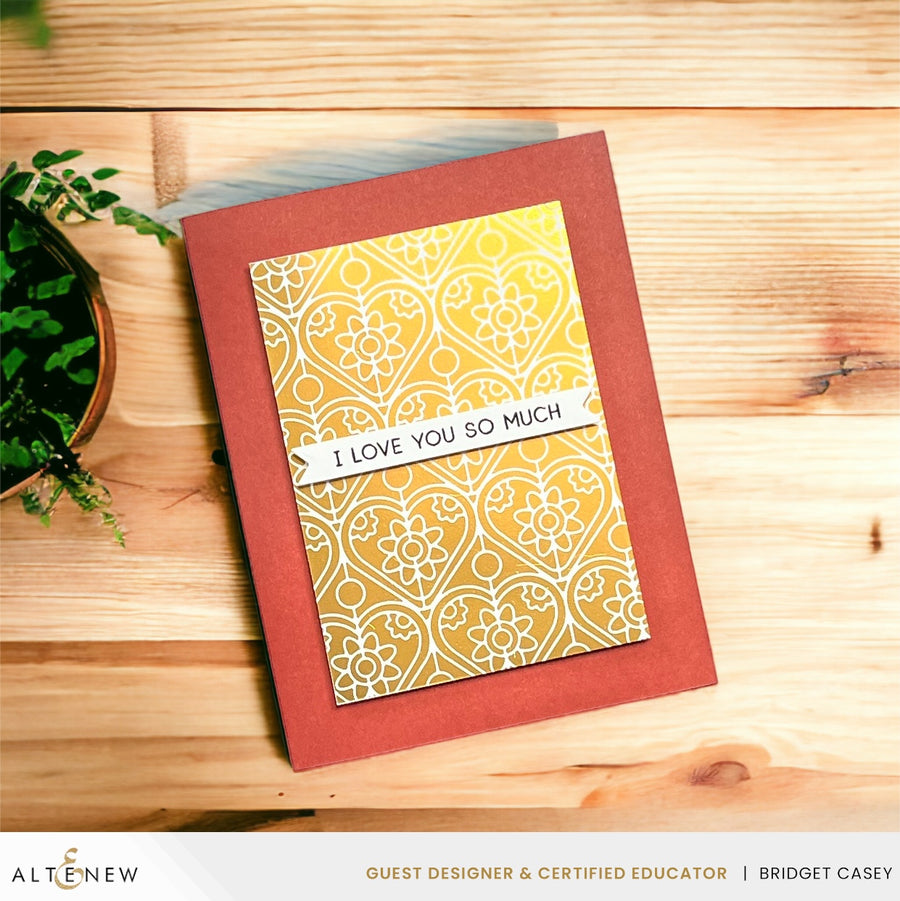 Altenew - Dainty Hearts Hot Foil Plate
