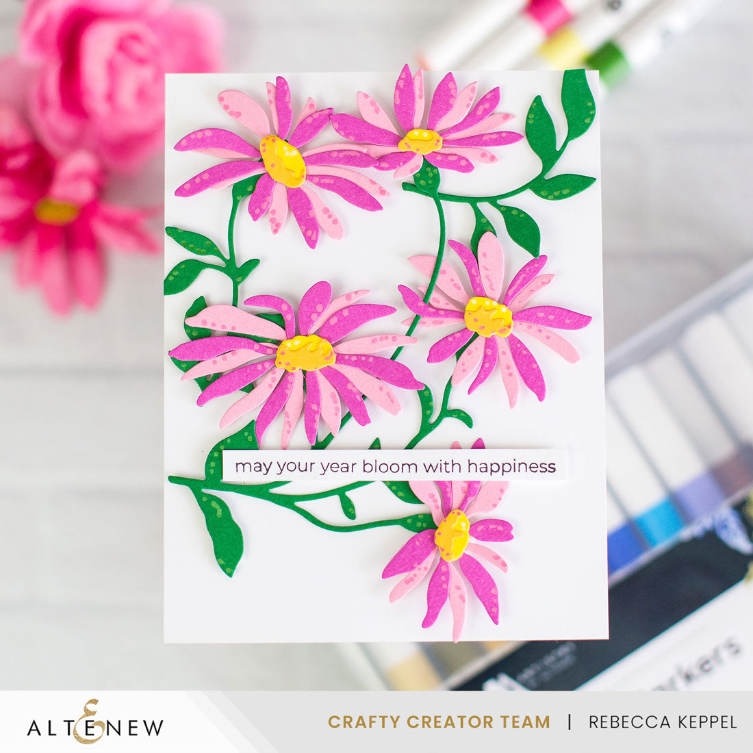 Altenew - Craft-A-Flower: Daisy Spray Layering Die Set