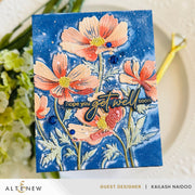 Altenew - Dancing Cosmos Simple Coloring Stencil Set (4 in 1)