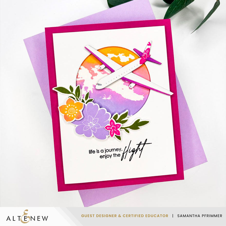 Altenew - Mini Delight: Enjoy the Flight Stamp & Die Set