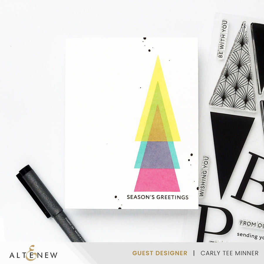 Altenew - Festive Triangles Stamp Set