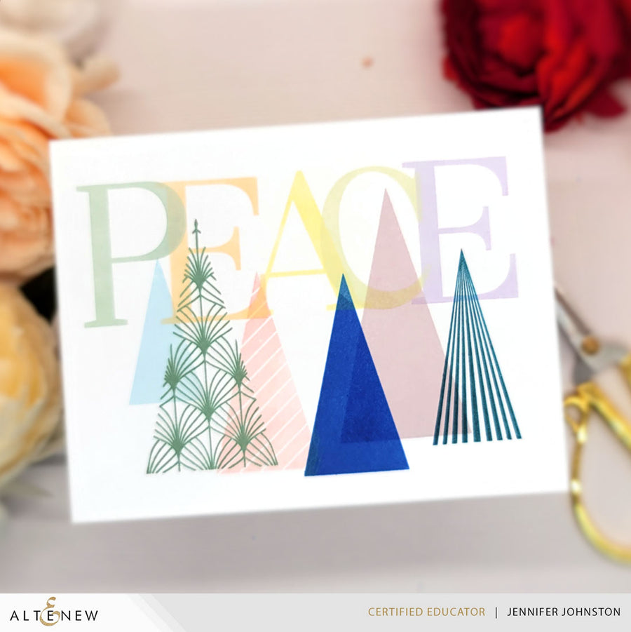 Altenew - Festive Triangles Stamp Set