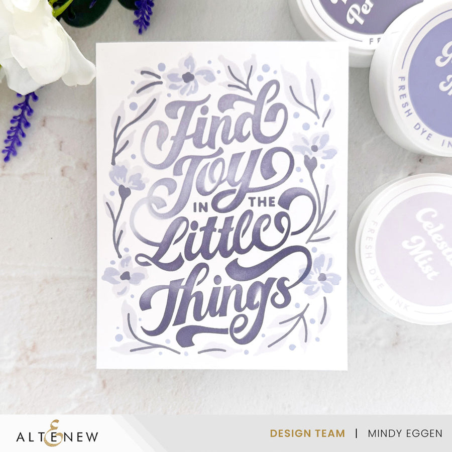 Altenew - Find Joy Layering Stencil Set (4 in 1)