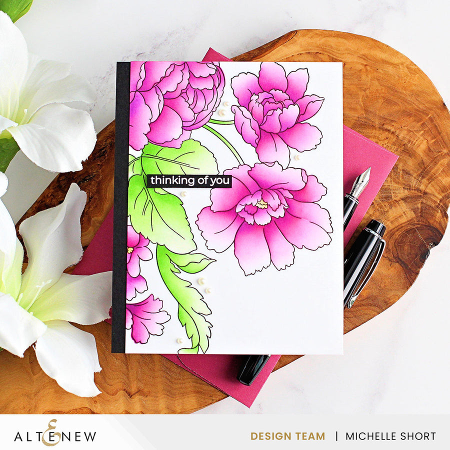 Altenew - Flourishing Bouquet Stamp Set