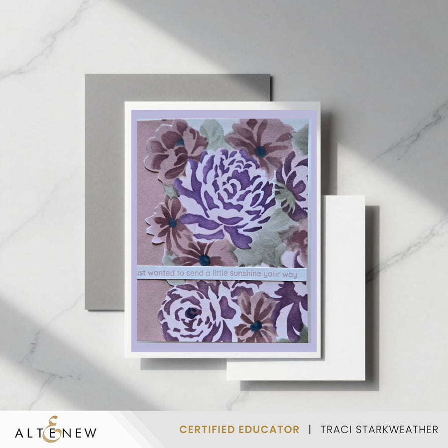 Altenew - Flower Bed Layering Stencil Set (6 in 1)