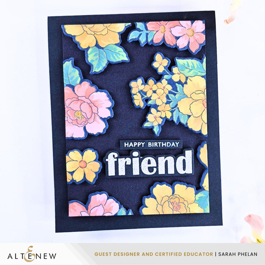 Altenew - One-Go: Friendship Flowers Layering Stencil Set (6 in 1)
