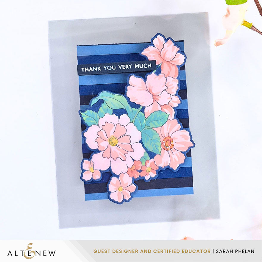 Altenew - One-Go: Friendship Flowers Stamp Set