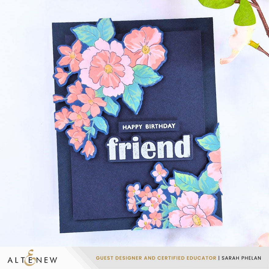 Altenew - One-Go: Friendship Flowers Layering Stencil Set (6 in 1)