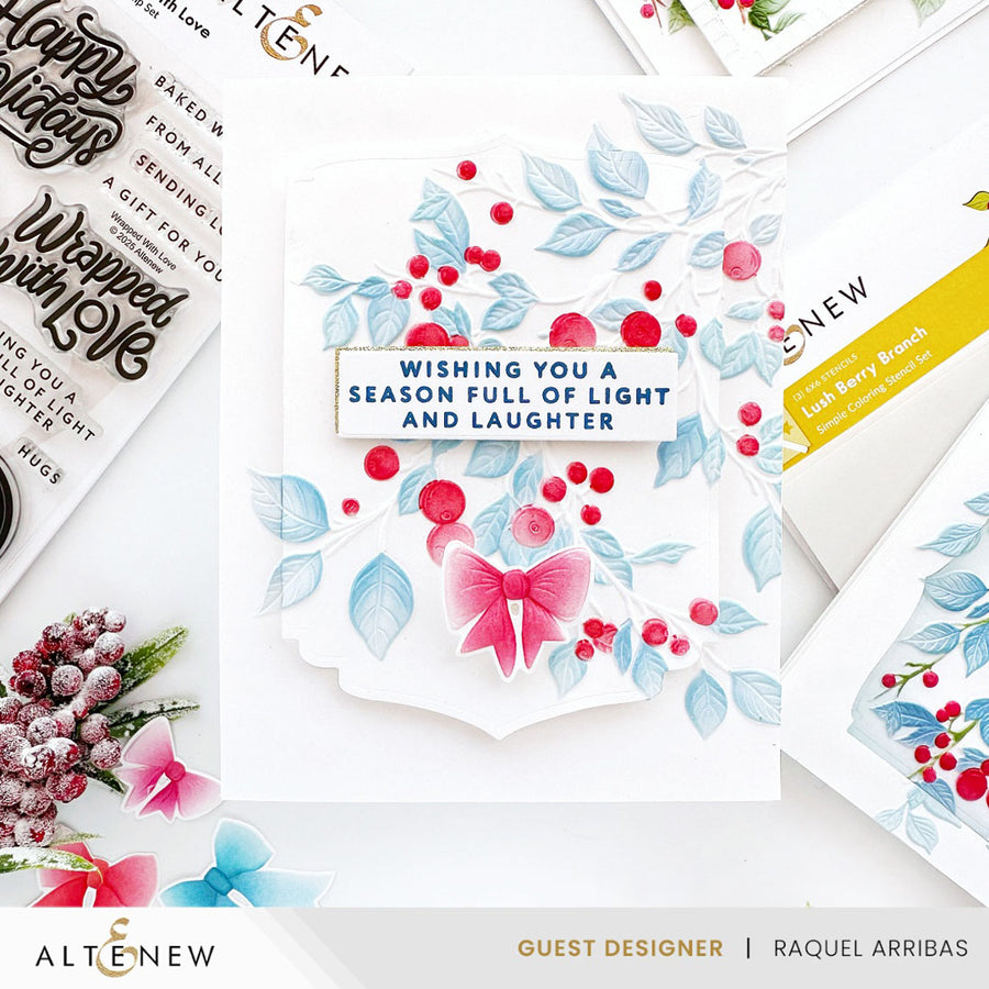 Altenew - Lush Berry Branch 3D Embossing Folder