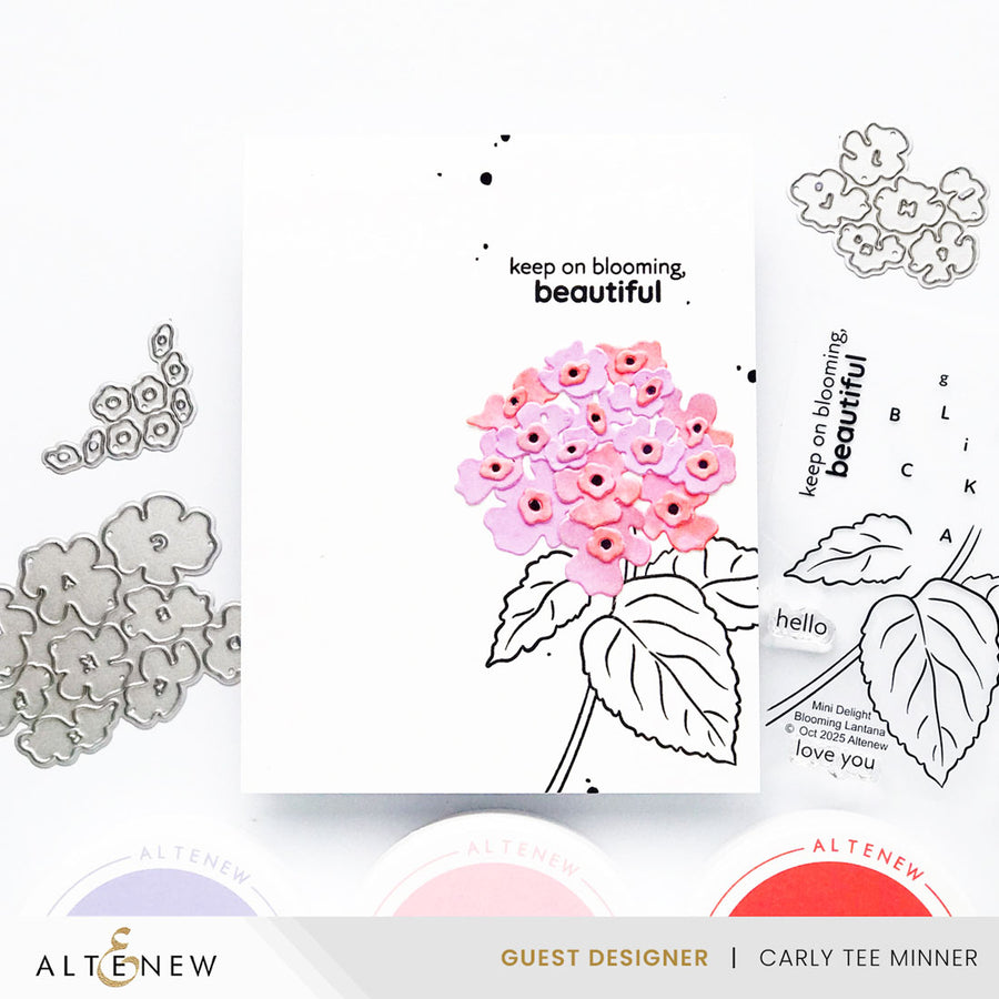 Altenew - Mini Delight: Blooming Lantana Stamp & Die Set