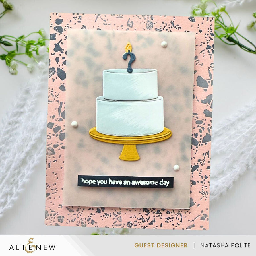 Altenew - Mini Delight: Birthday Wishes Stamp & Die Set