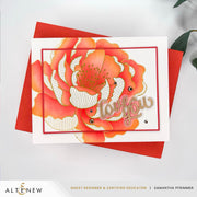 Altenew - Magical Peony Simple Coloring Stencil Set (4 in 1)