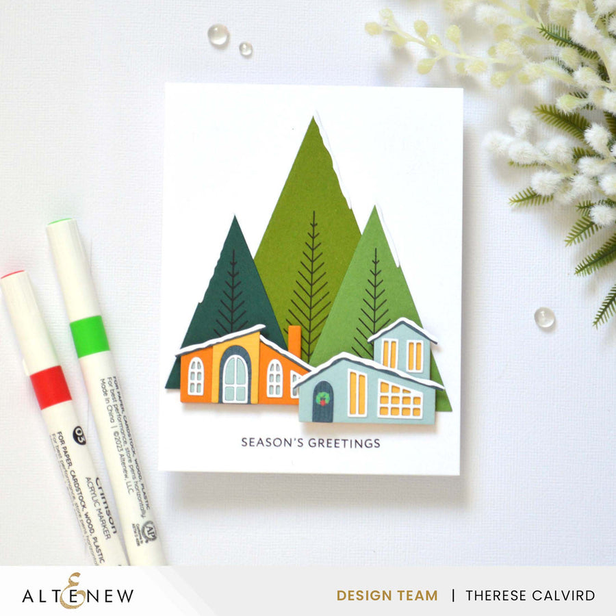 Altenew - Festive Triangles Stamp Set