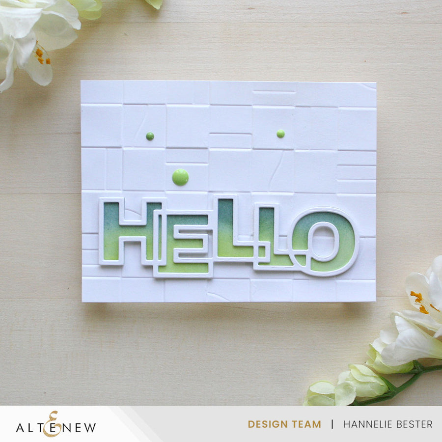 Altenew - Paper Rhythm 3D Embossing Folder