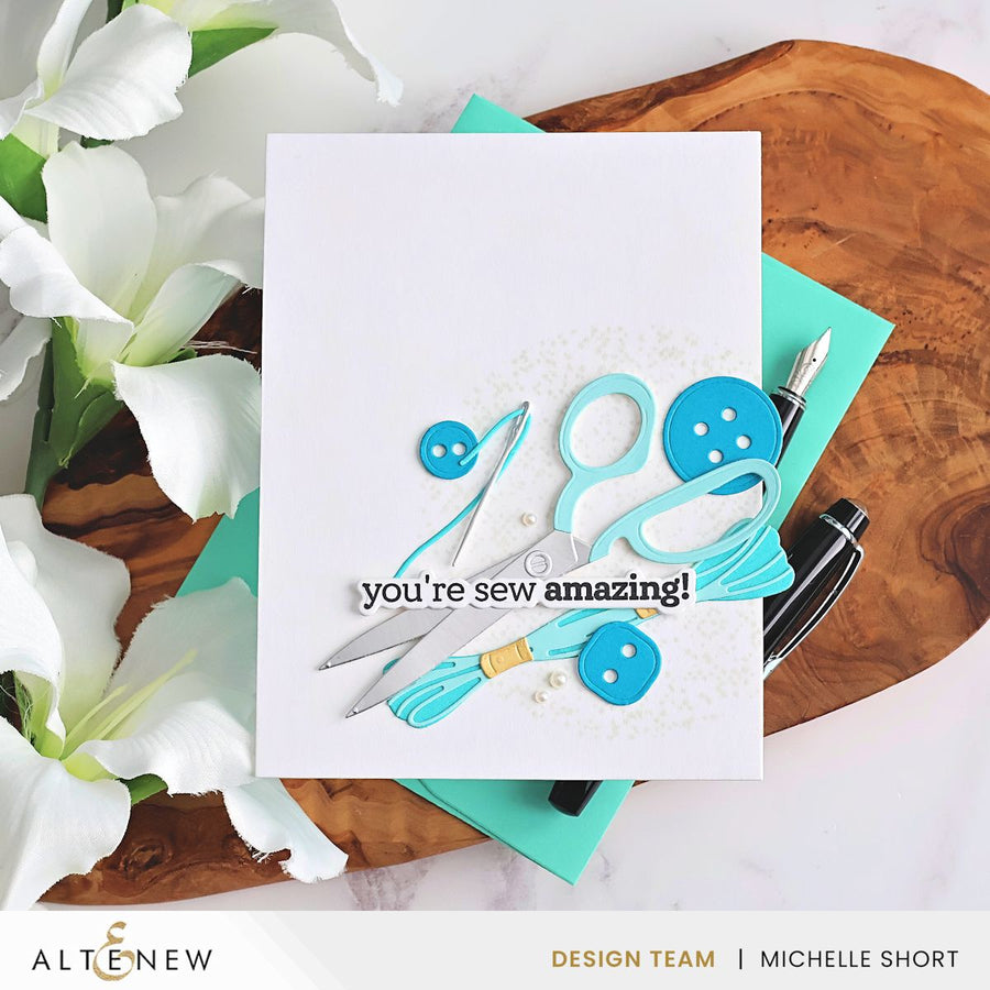 Altenew - Craft Your Life Project Kit: Stitched With Love & Add-On Die Bundle