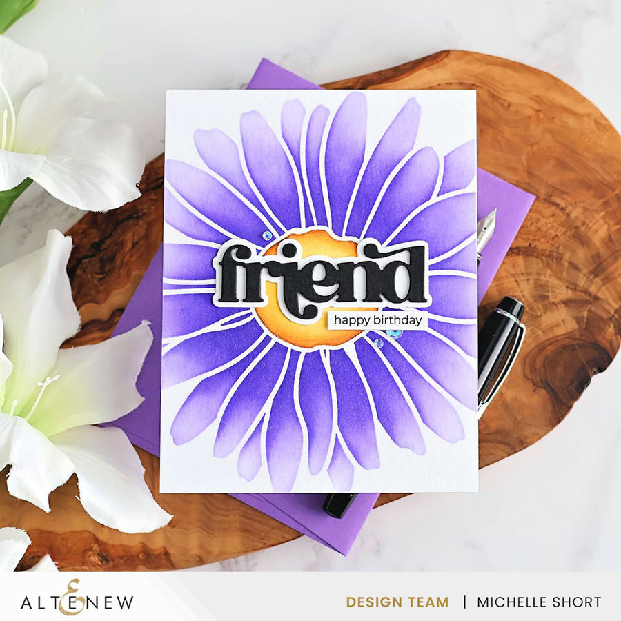 Altenew - Petal Pop Stencil