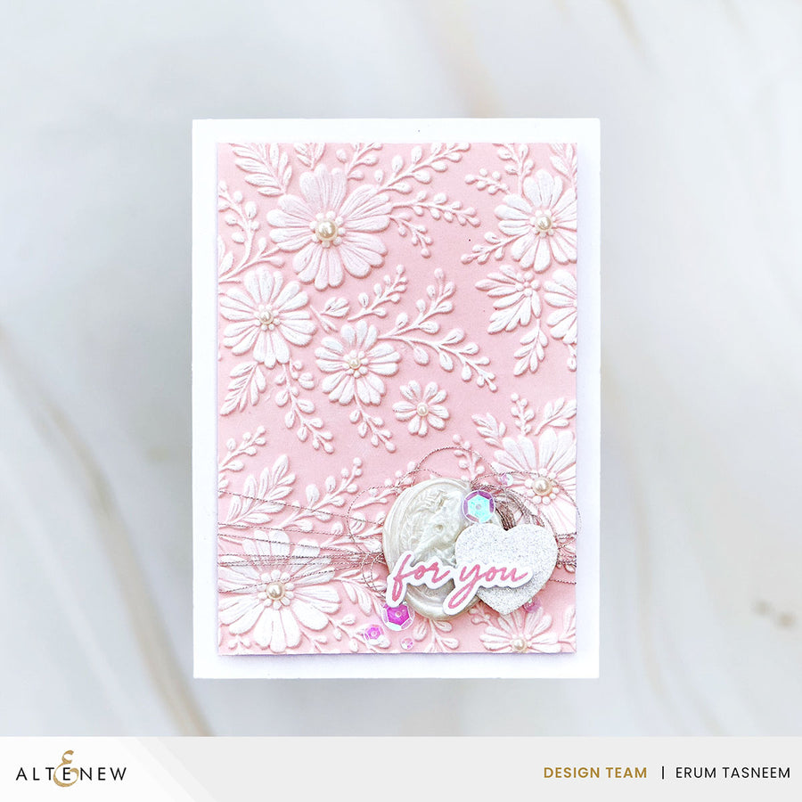 Altenew - Piped Floral Lace 3D Embossing Folder