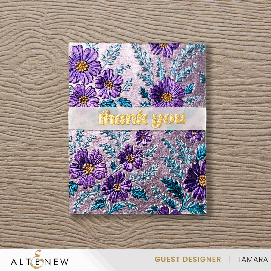 Altenew - Piped Floral Lace 3D Embossing Folder