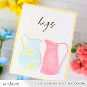 Altenew - Pitcher Vases Simple Coloring Stencil