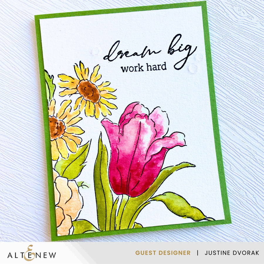 Altenew - Stamp & Paint: One Happy Bouquet Stamp Set