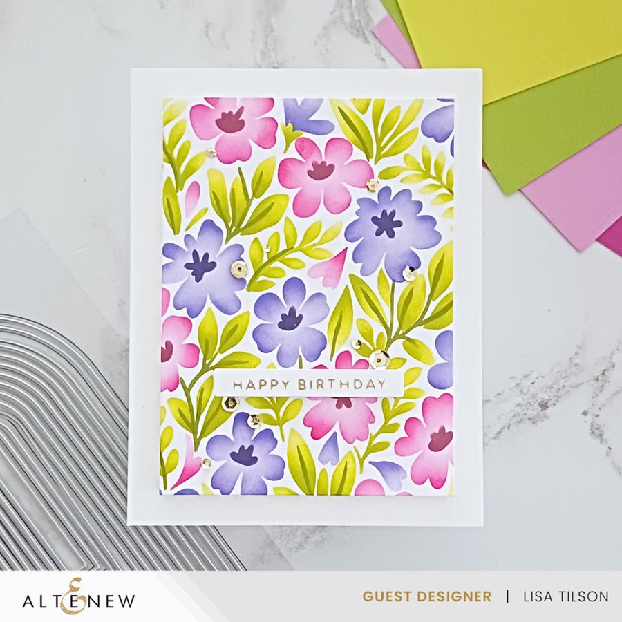 Altenew - Stencil Art: Styled Backgrounds Layering Stencil Set (6 in 1)