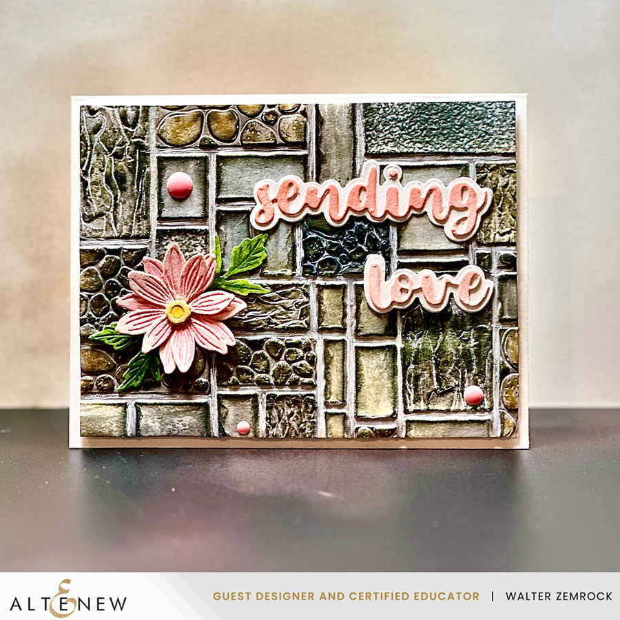 Altenew - Textured Tiles 3D Embossing Folder
