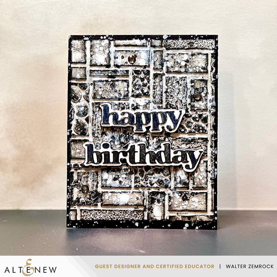 Altenew - Textured Tiles 3D Embossing Folder