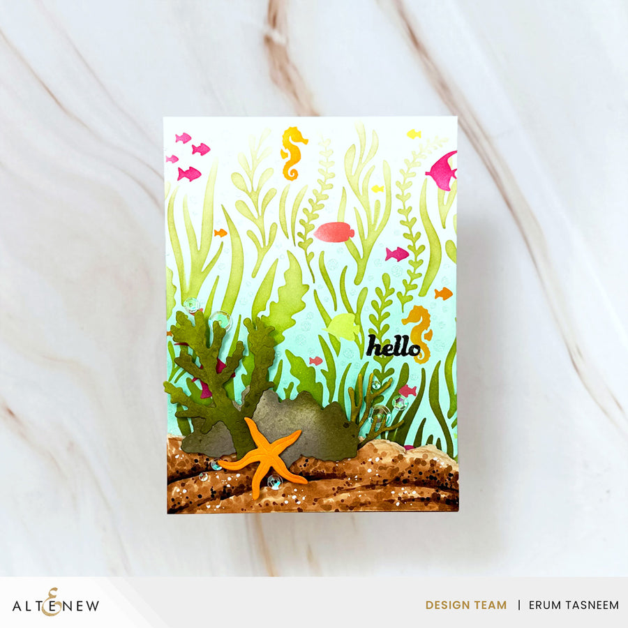 Altenew - Creative Cuts: Zero-Waste Beneath the Blue Die Set