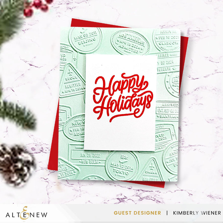 Altenew - Wanderlust 3D Embossing Folder