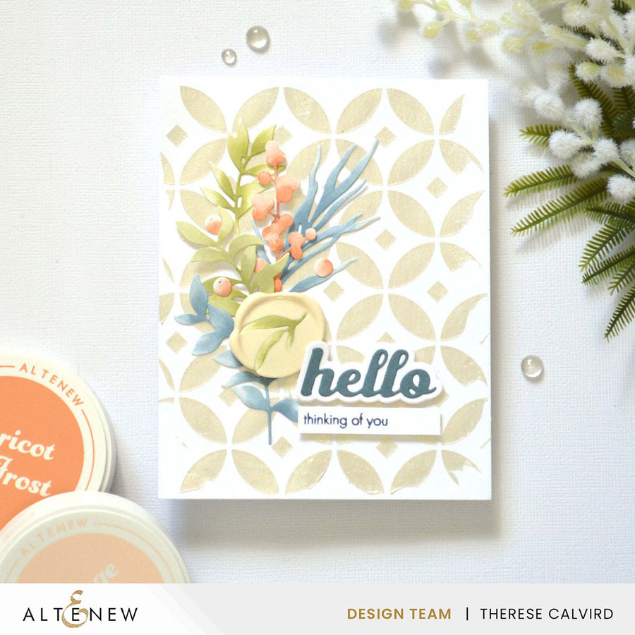 Altenew - Luminous Diamond Rings Stencil
