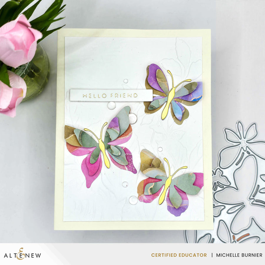 Altenew - Creative Cuts: Zero-Waste Fluttering Fantasies Layering Die Set