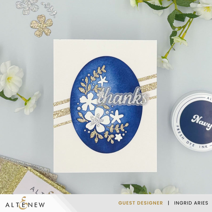 Altenew - Zero-Waste: Oval Serenity Die Set