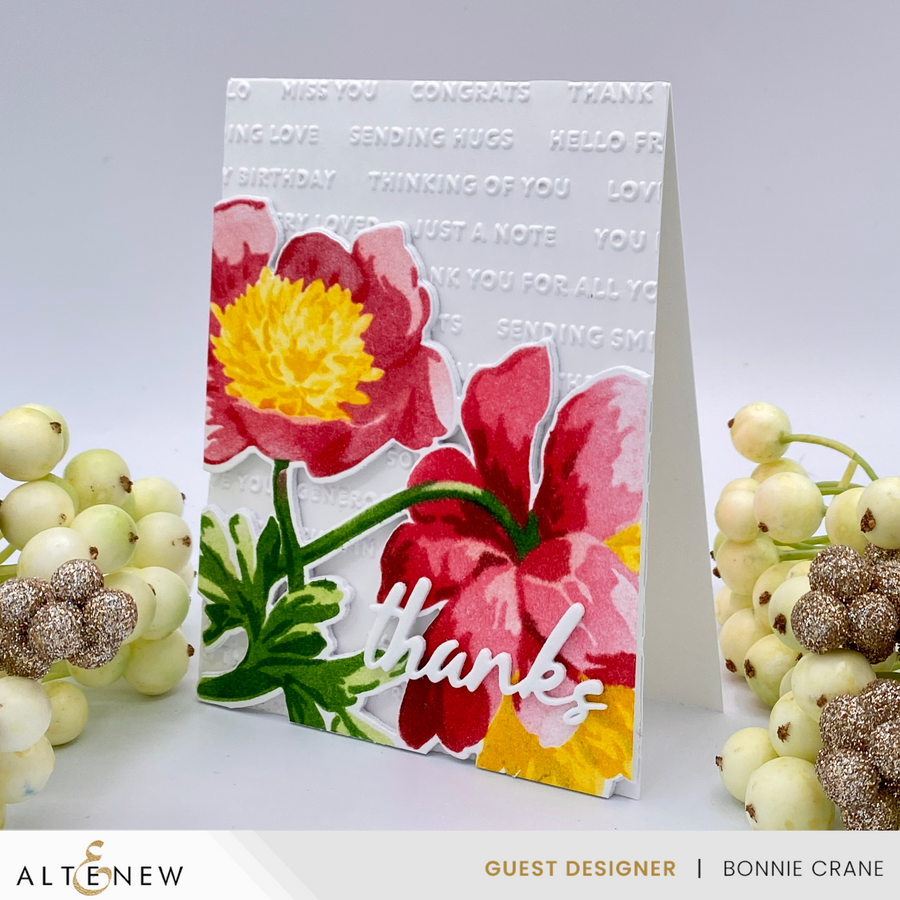 Altenew - Stencil Art: White Cap Peonies Layering Stencil Set (6 in 1)