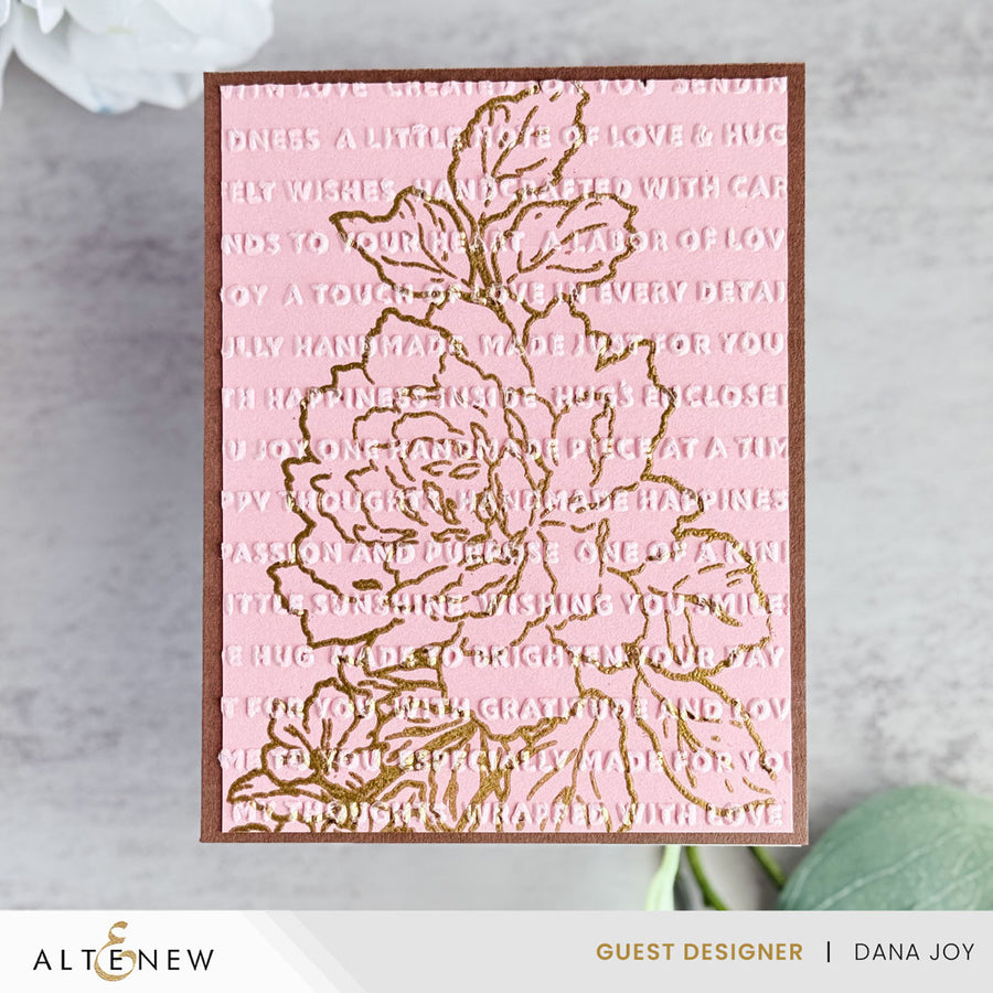 Altenew - Handmade Happiness 3D Embossing Folder